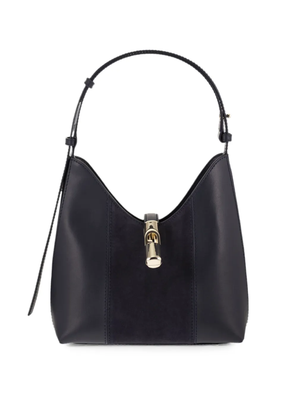 Furla Goccia S leather shoulder bag - Blu