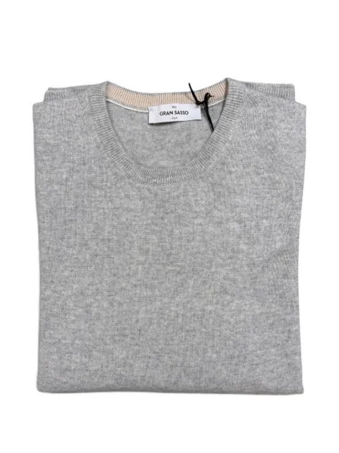 Gran Sasso crew-neck merino wool sweater