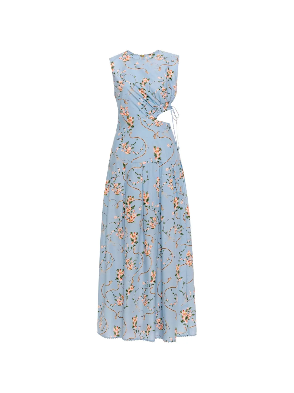 Agua By Agua Bendita Otoño Navegante midi dress - Blu