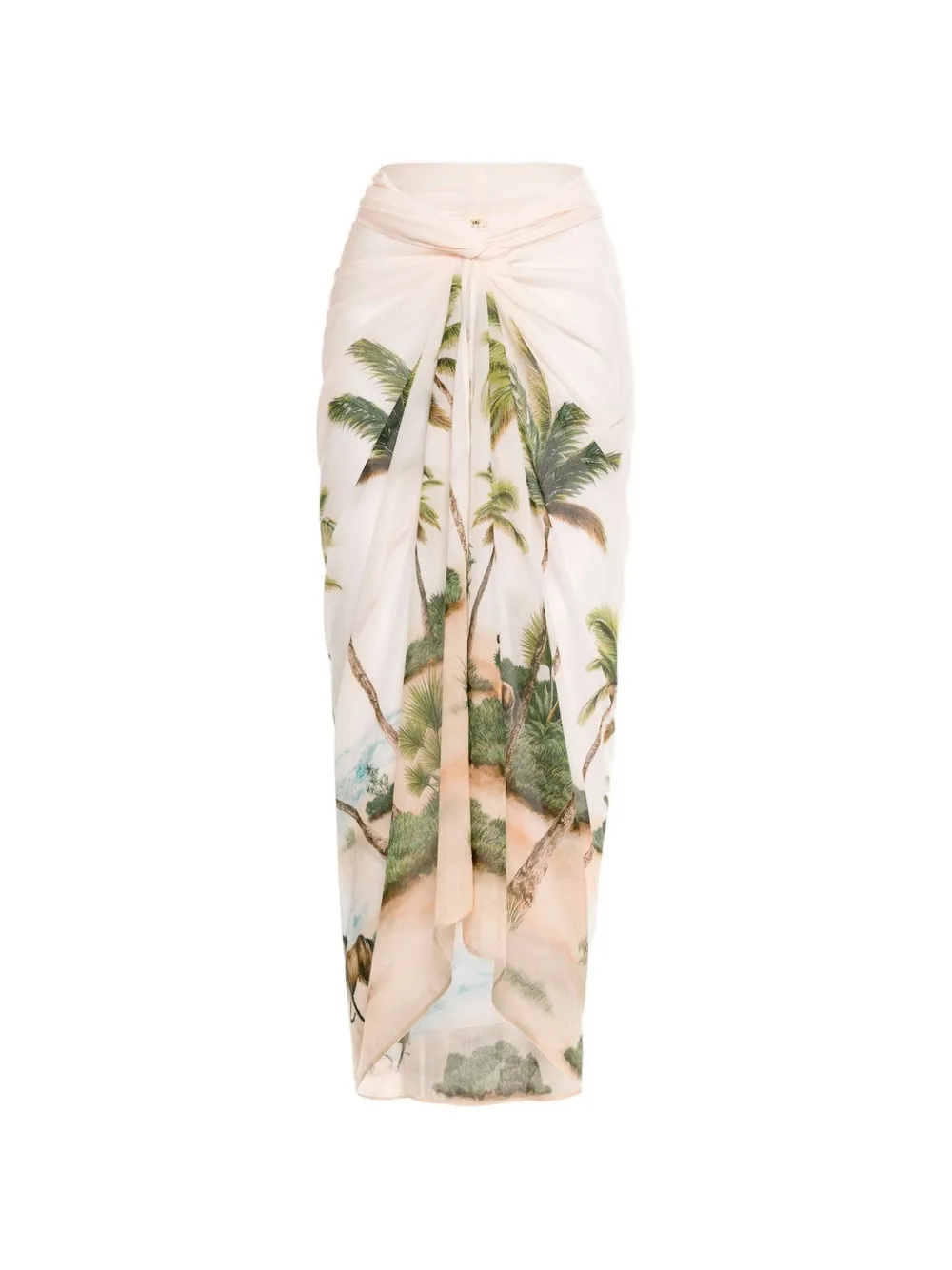 Agua By Agua Bendita Lavanda Arena printed pareo - Nude