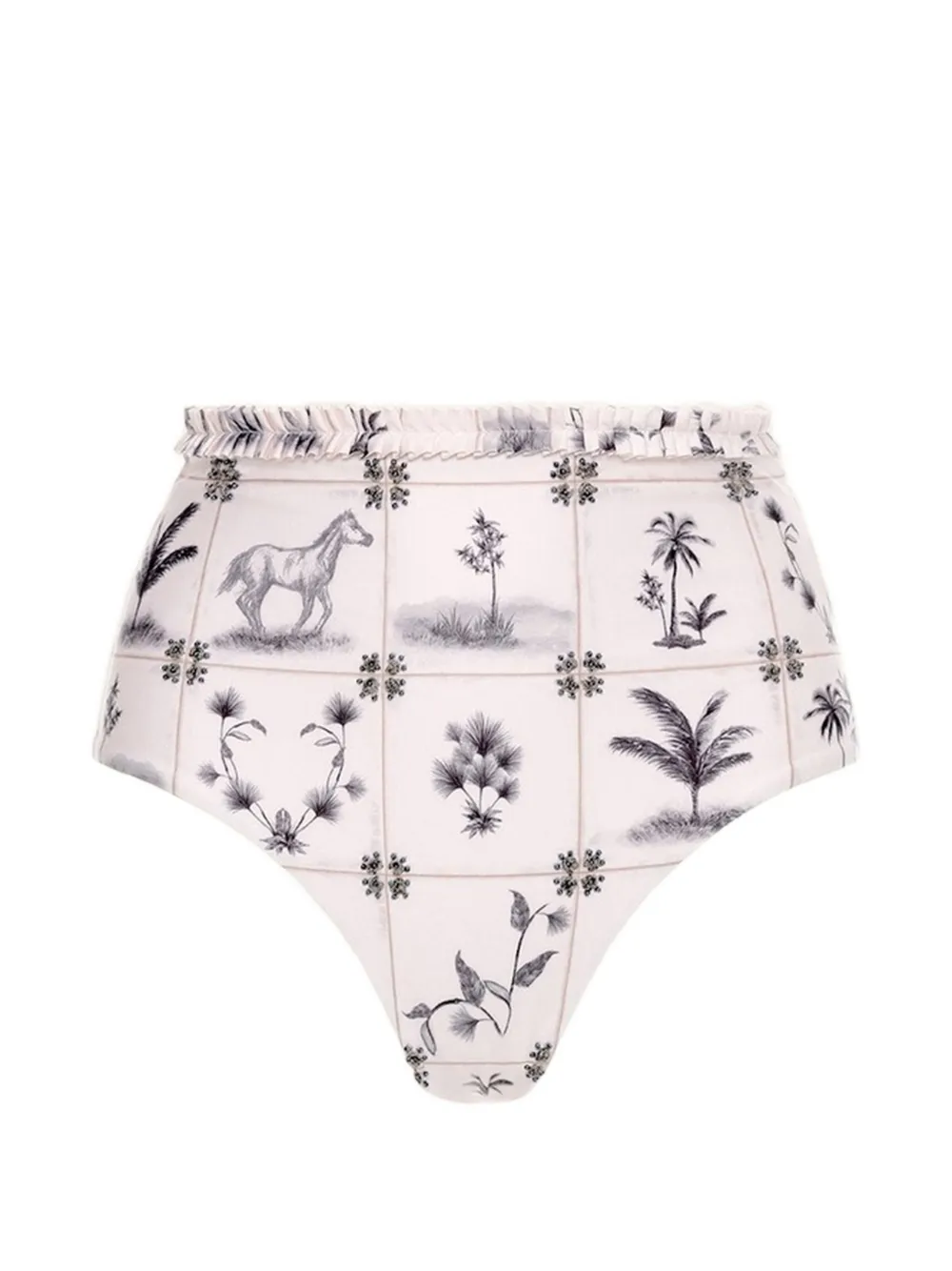 Agua By Agua Bendita Nopal Arena bikini bottoms - Nude
