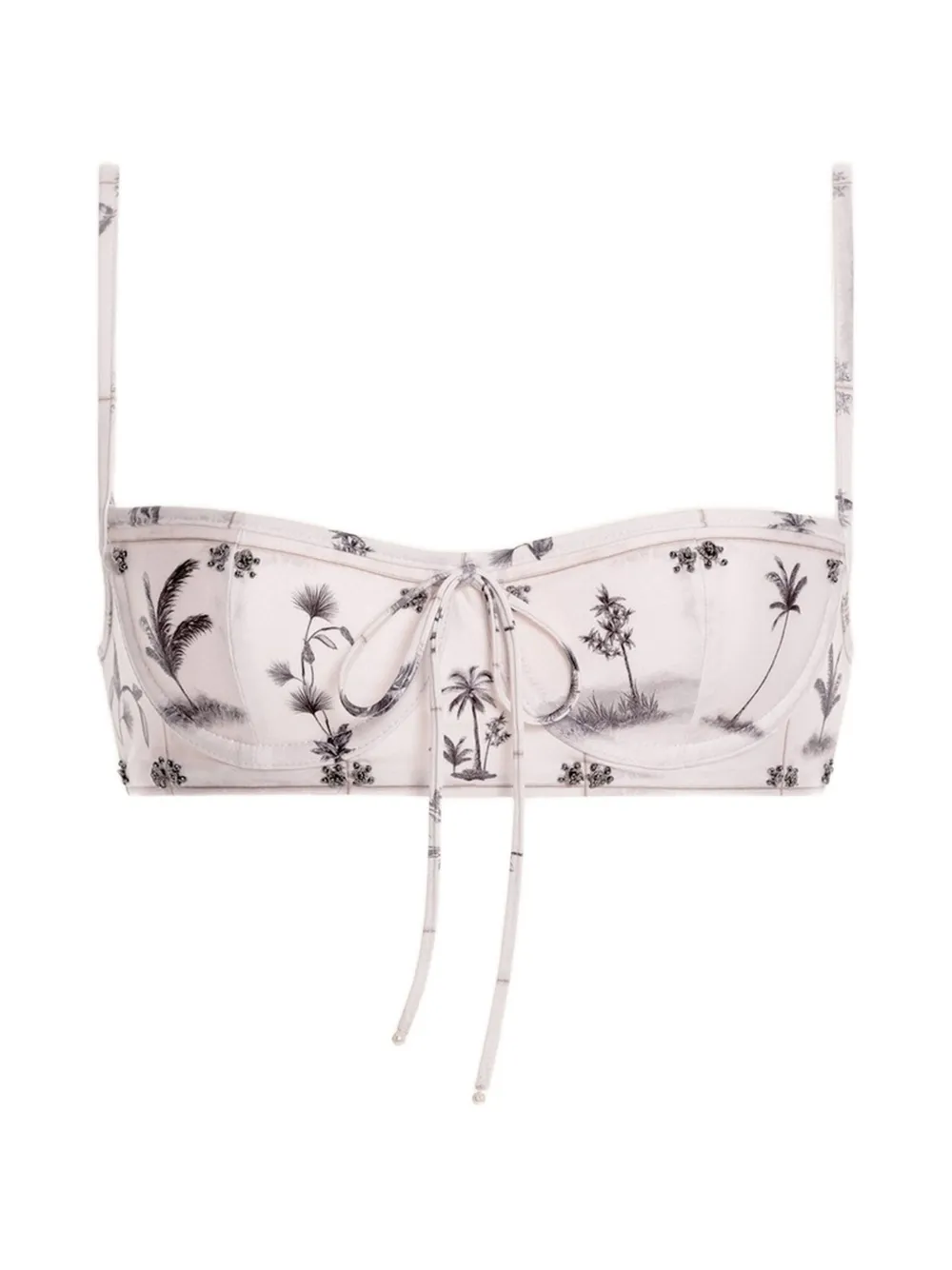Agua By Agua Bendita Libertad Arena bikini top - Nude