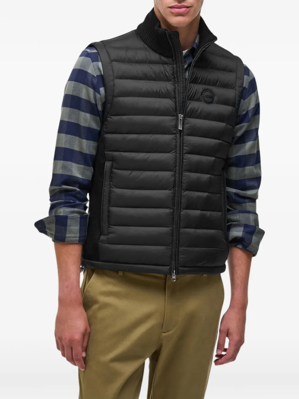 Colmar Gewatteerde hybride bodywarmer Zwart