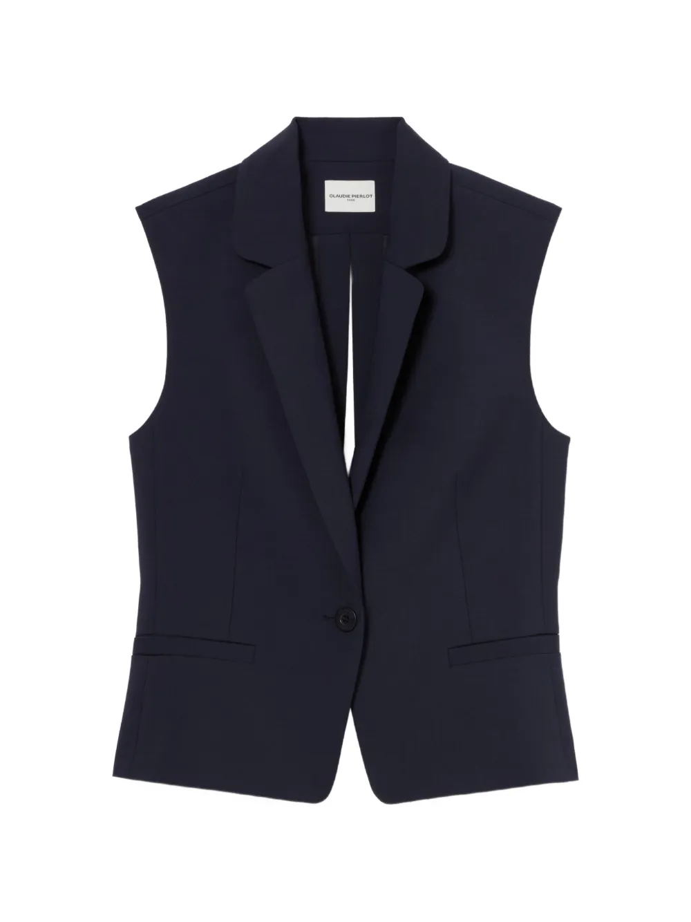 Claudie Pierlot Ärmelloser Blazer - Blau