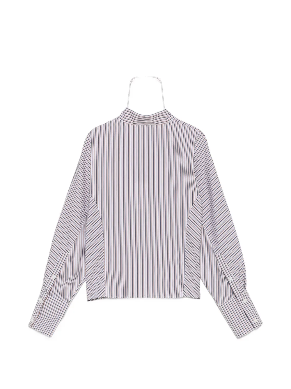 rag & bone Gestreept katoenen blouse Wit