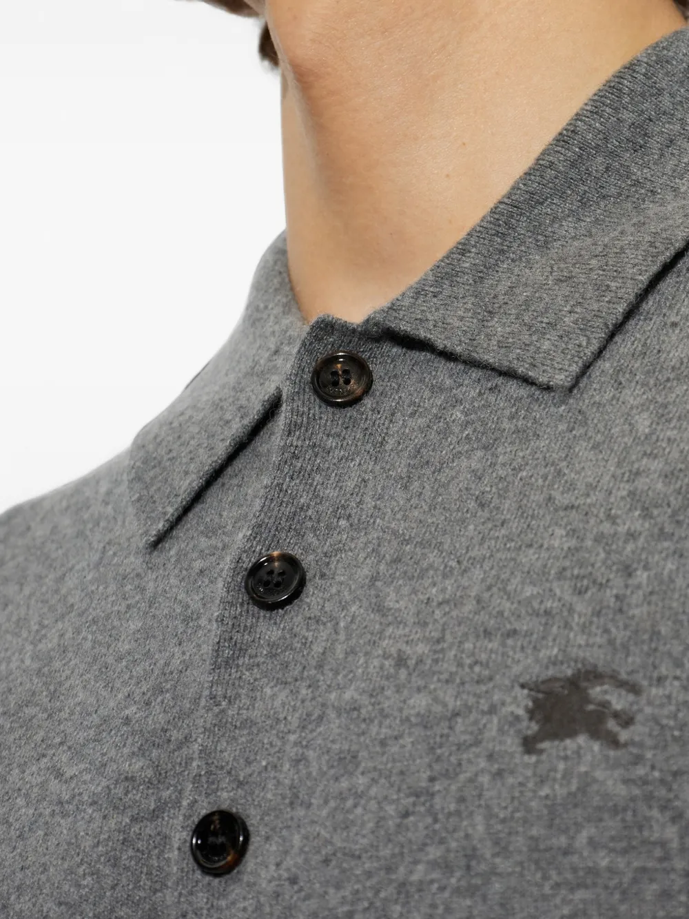 Burberry Kasjmier poloshirt Grijs