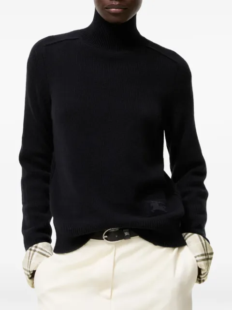 Burberry suéter con cuello de tortuga