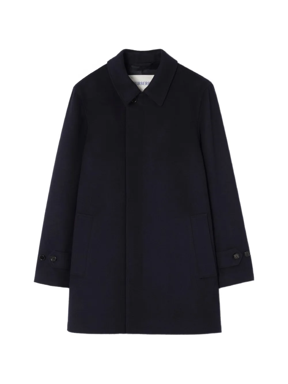 Burberry mid-length cashmere coat - Blu