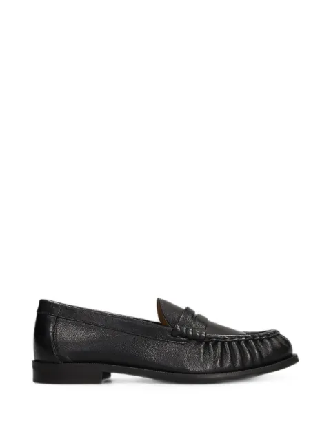 Julie Dee ruched penny loafers