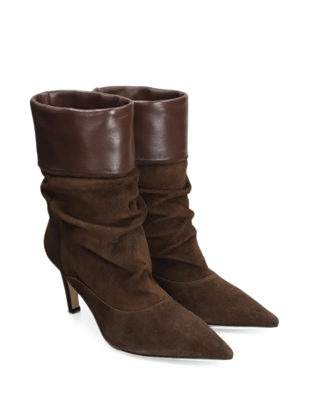 The Seller slouchy pointed-toe suede boots Bruin