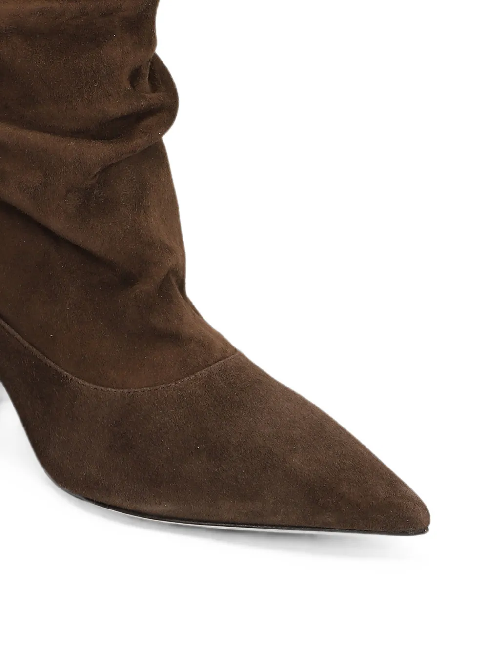 The Seller slouchy pointed-toe suede boots Bruin