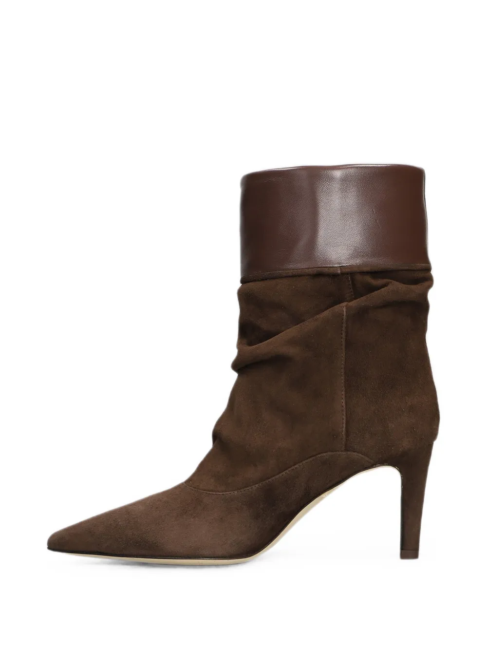 The Seller slouchy pointed-toe suede boots Bruin