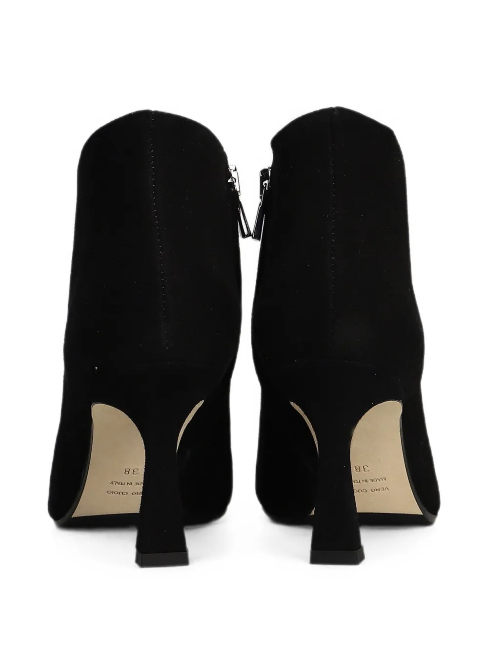 The Seller pointed-toe V-cut ankle boots Zwart