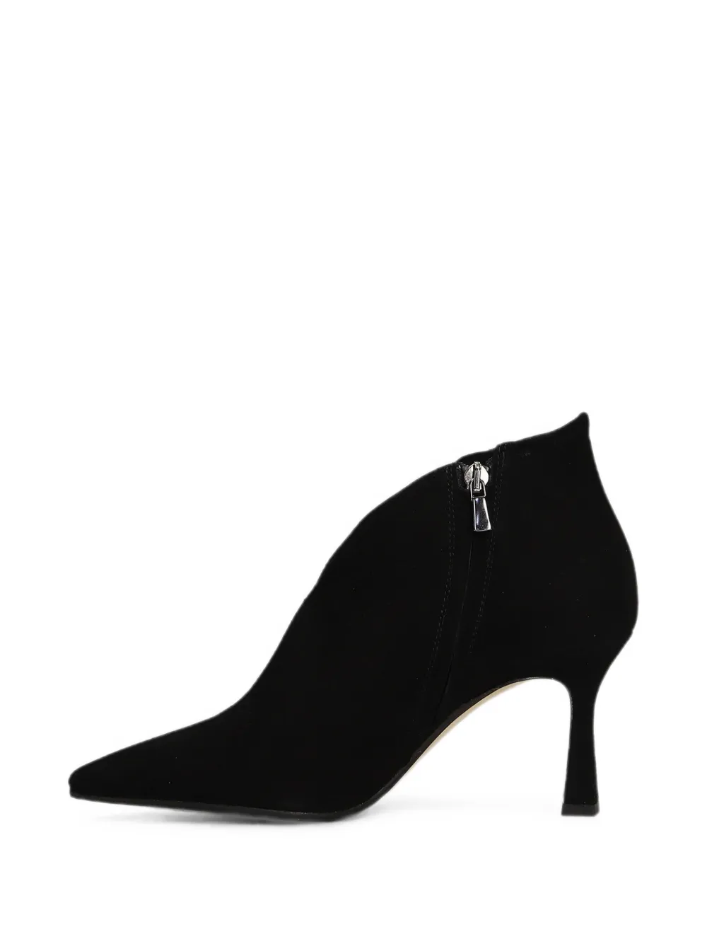 The Seller pointed-toe V-cut ankle boots Zwart