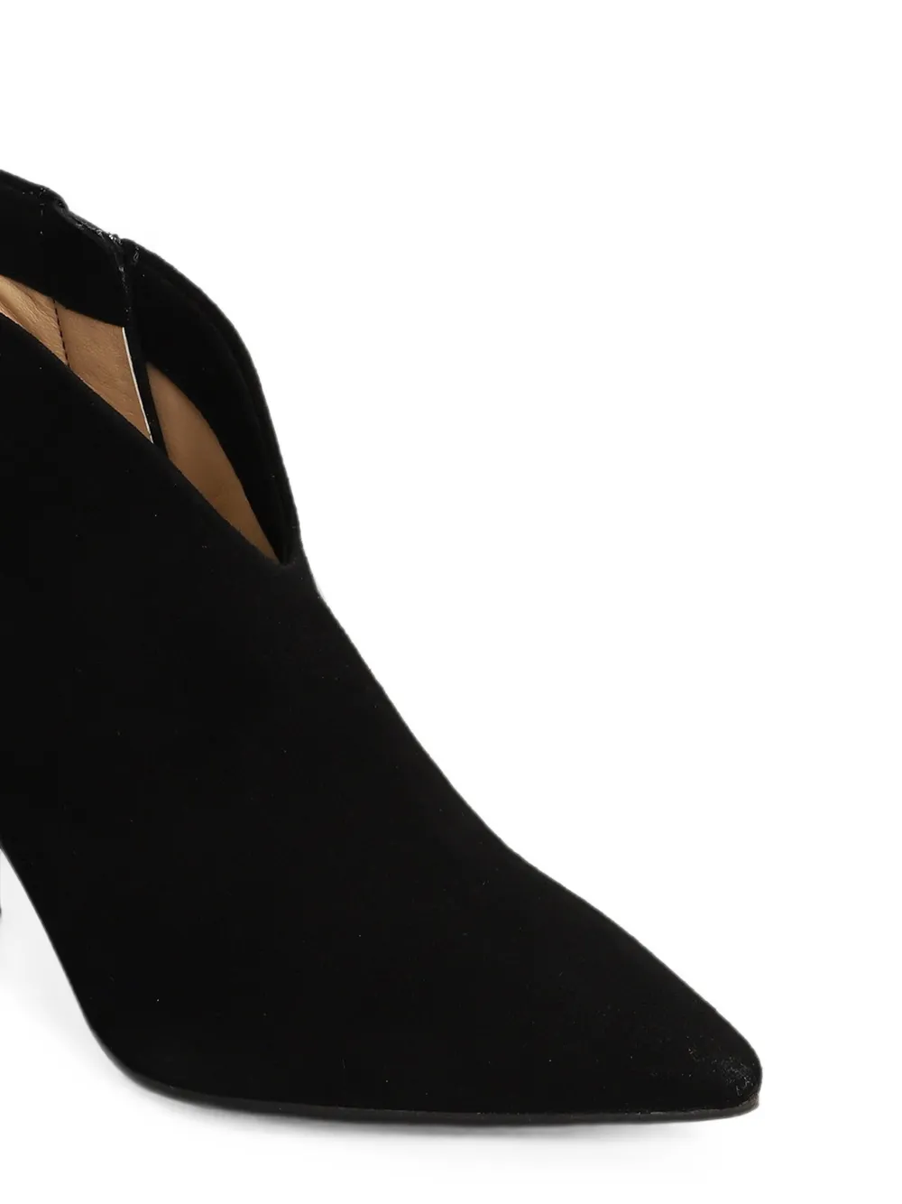The Seller pointed-toe V-cut ankle boots Zwart