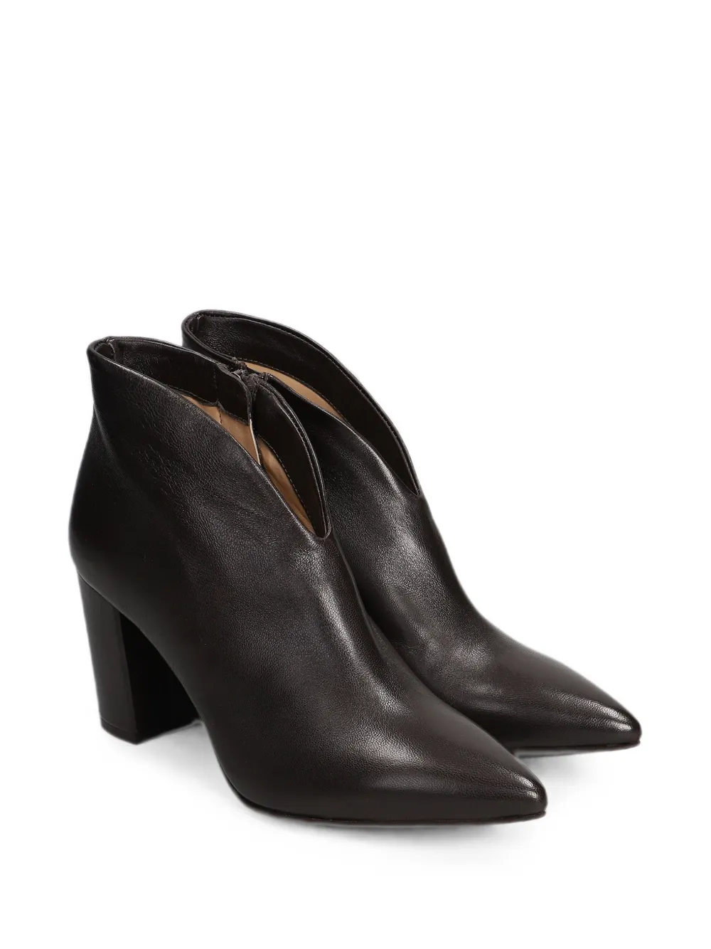 The Seller pointed-toe V-cut leather ankle boots Bruin
