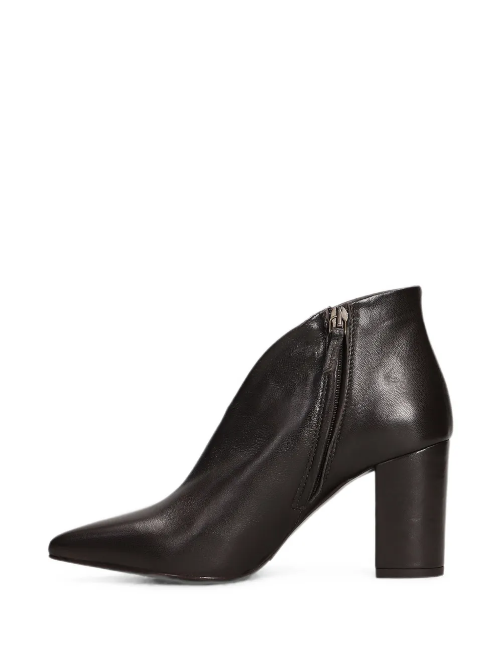 The Seller pointed-toe V-cut leather ankle boots Bruin
