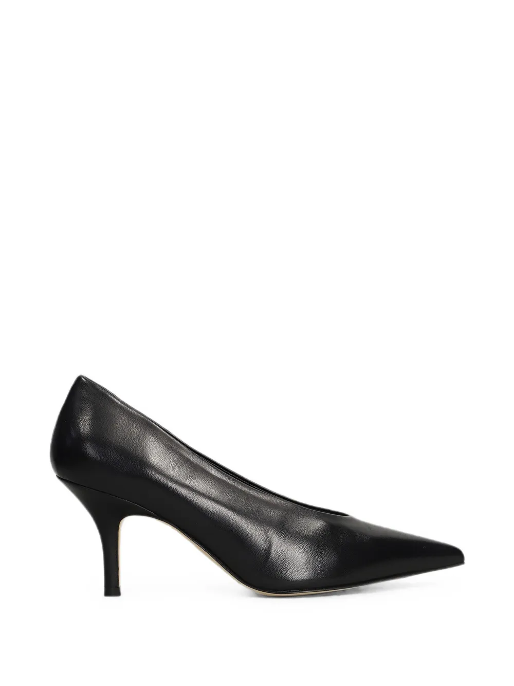 The Seller pointed-toe leather pumps Zwart