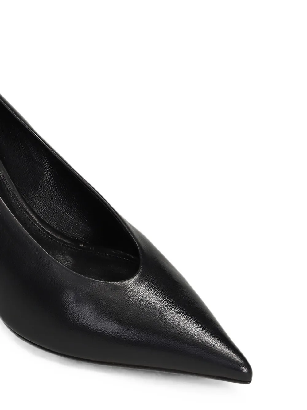 The Seller pointed-toe leather pumps Zwart