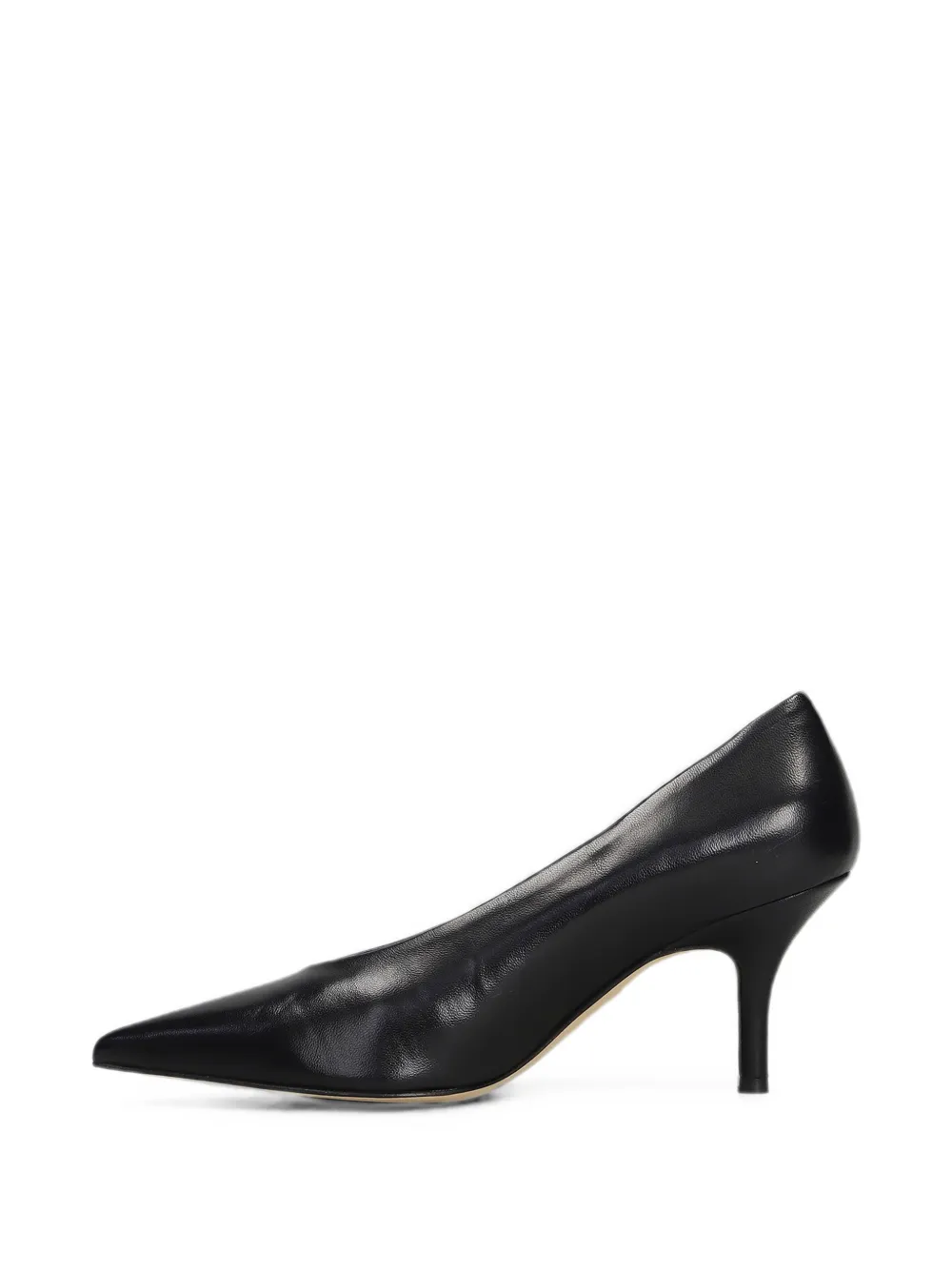 The Seller pointed-toe leather pumps Zwart