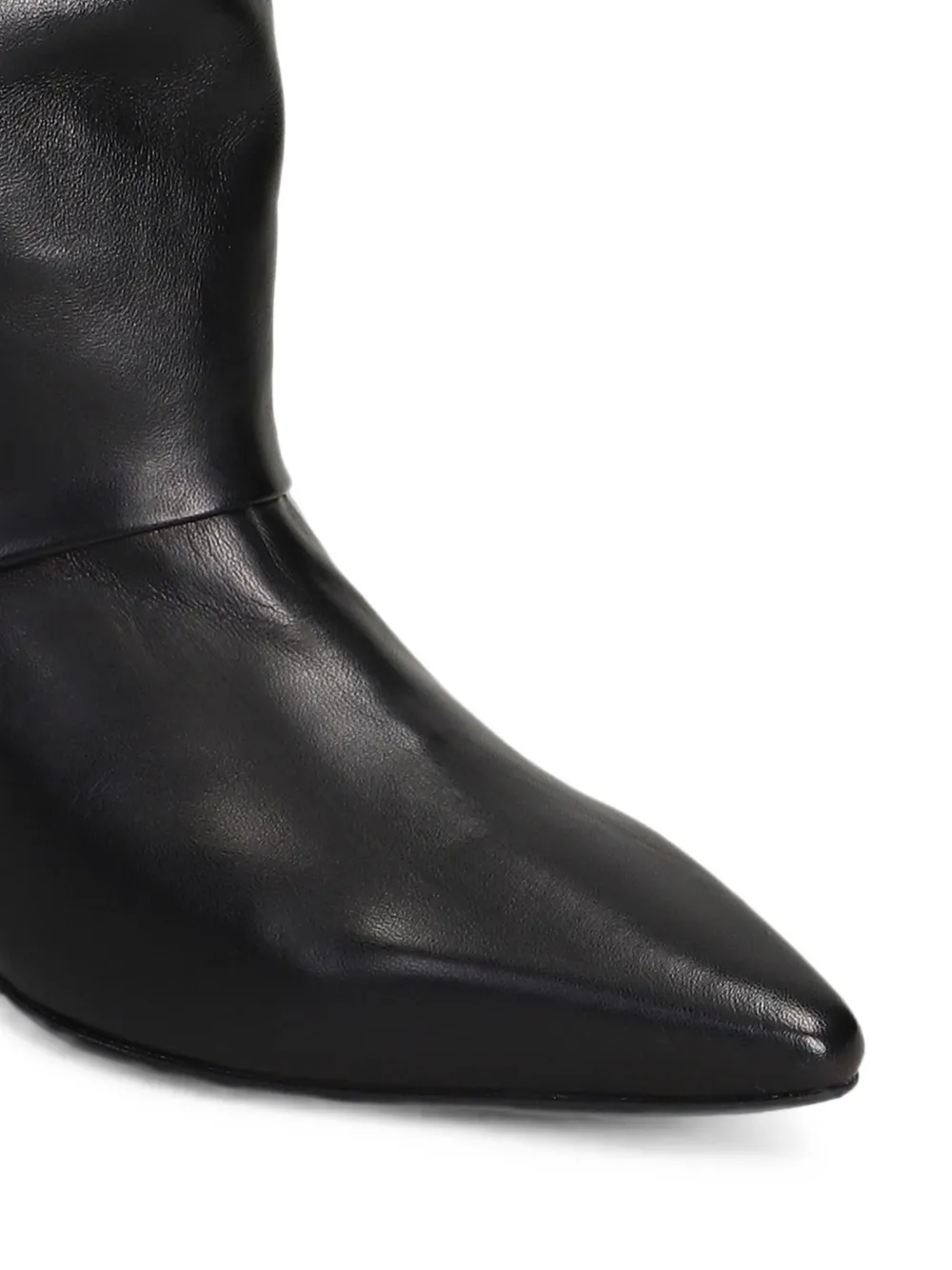 The Seller fold-over pointed-toe boots Zwart