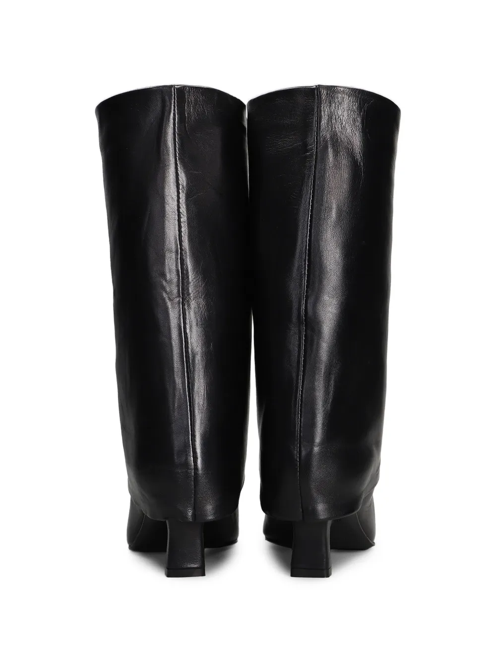 The Seller fold-over pointed-toe boots Zwart