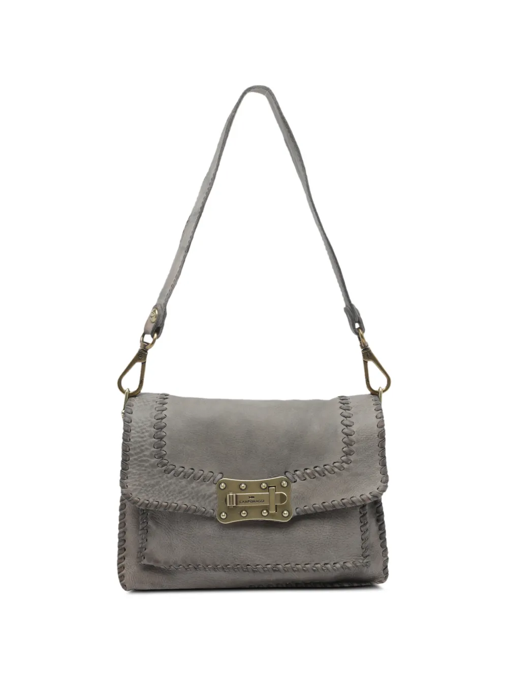 Campomaggi Agnese leather shoulder bag - Grau