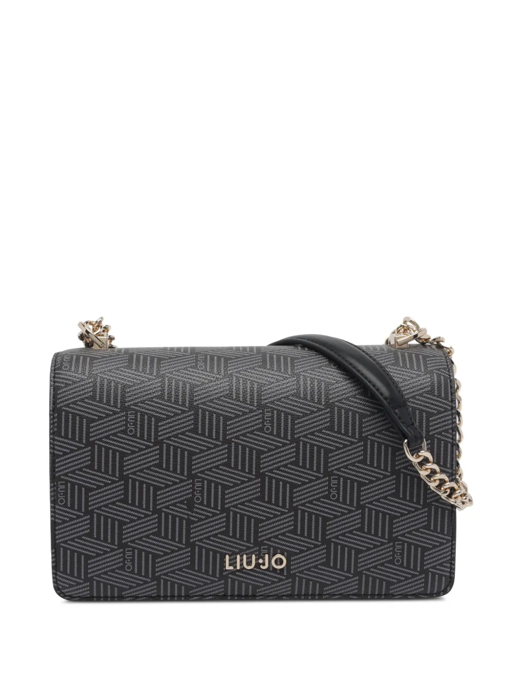 LIU JO geometric-pattern shoulder bag - Nero