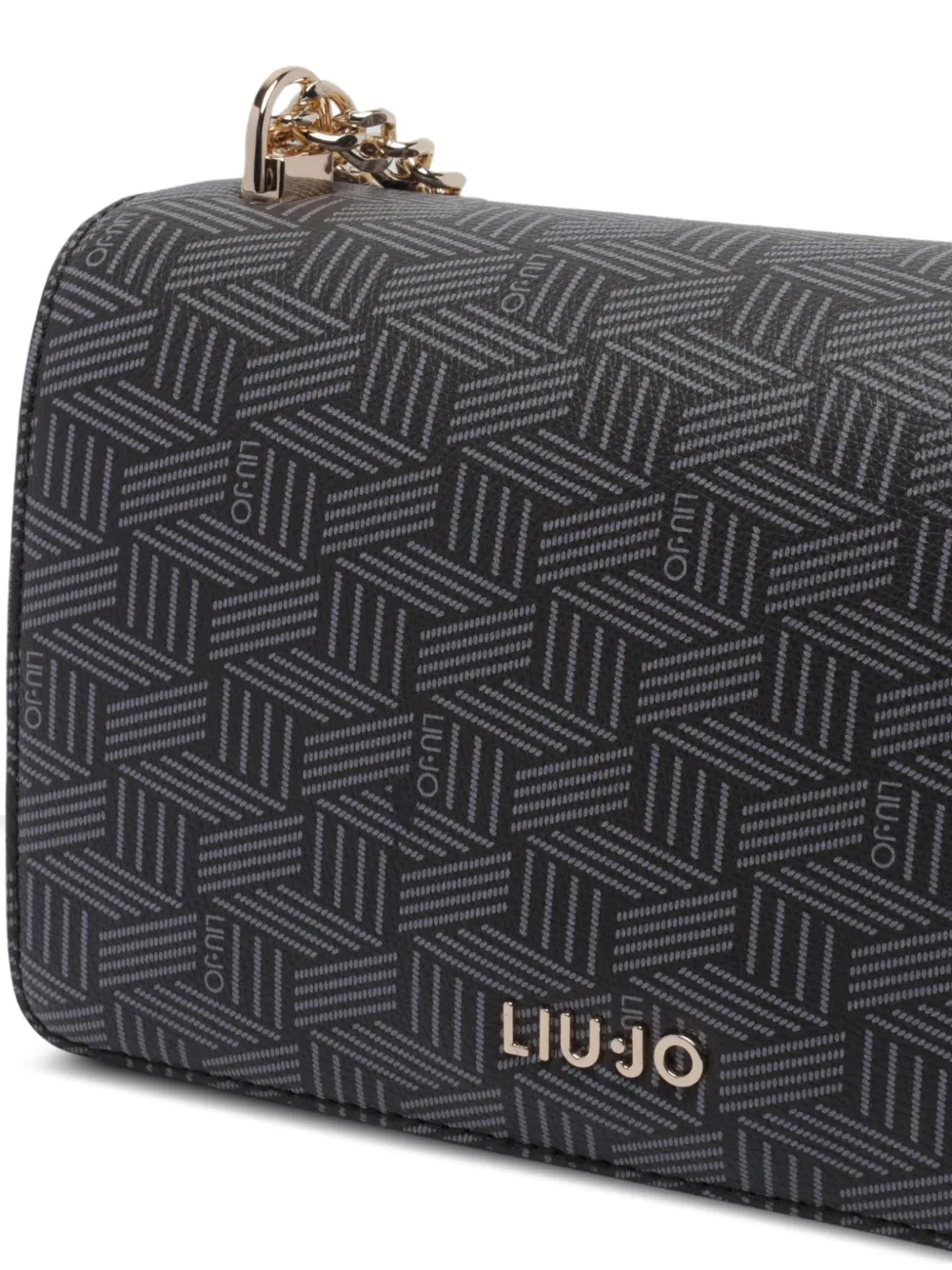 LIU JO Schoudertas met geometrisch patroon Zwart