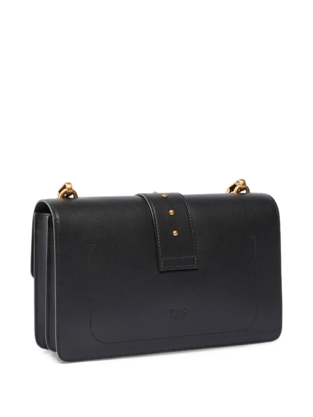 PINKO Love One leather shoulder bag - Nero