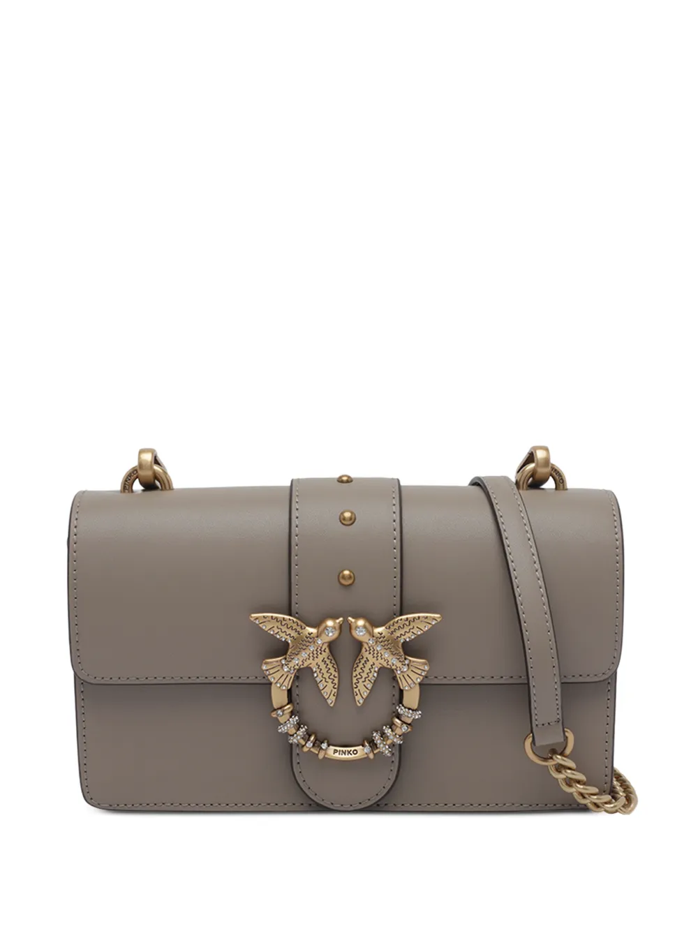 PINKO mini Love One shoulder bag - Grau