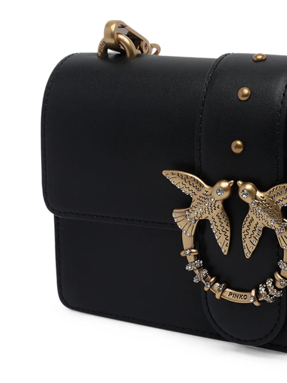 PINKO Love Birds schoudertas Zwart