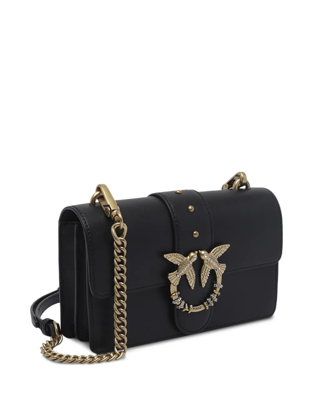 PINKO Love Birds schoudertas Zwart