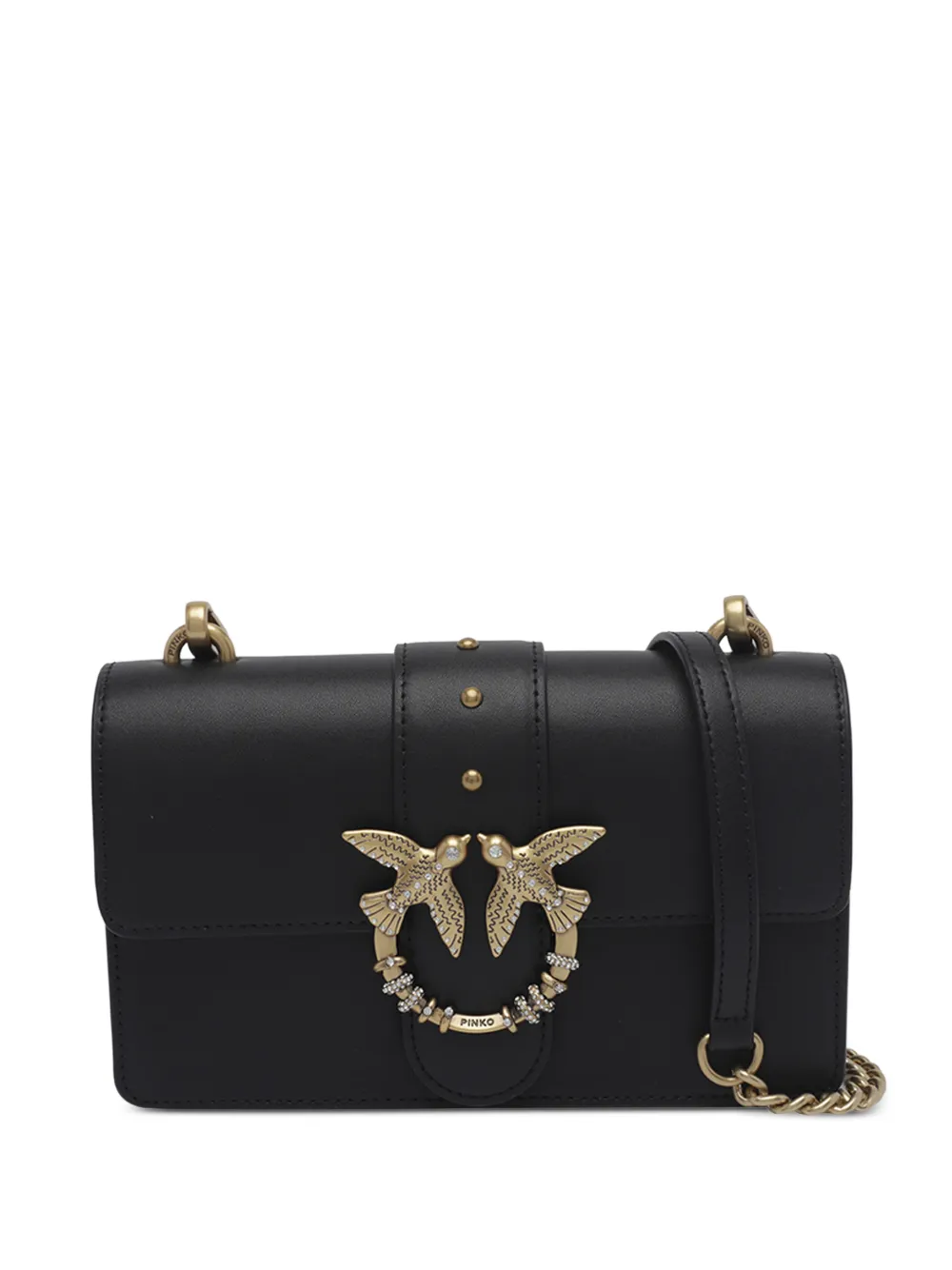 PINKO Love Birds mini shoulder bag - Nero