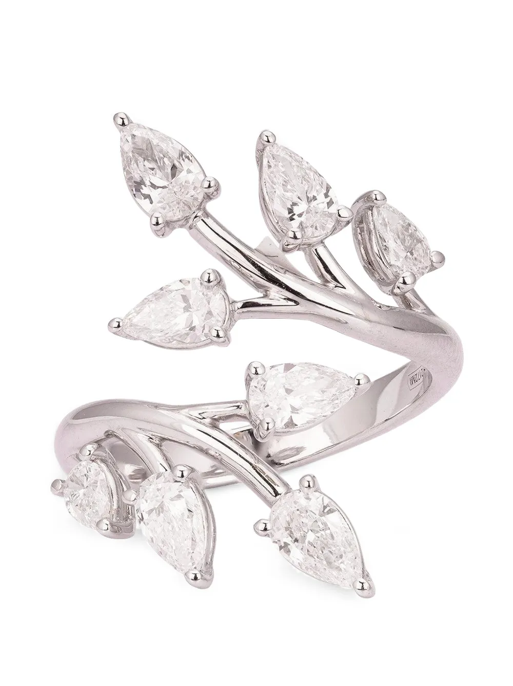 ZYDO diamond ring - Silber