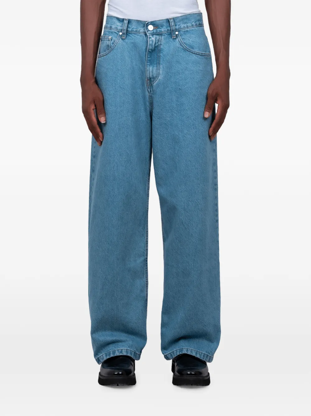 Arte Antwerp logo-print jeans - Blau