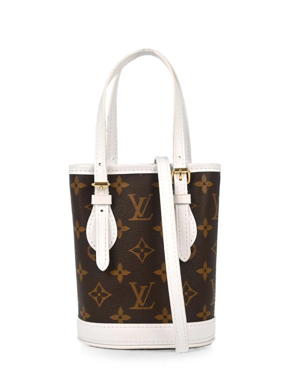 Louis Vuitton Pre-Owned 2010-2020s Nano Bucket 2Way Monogram bag - Braun