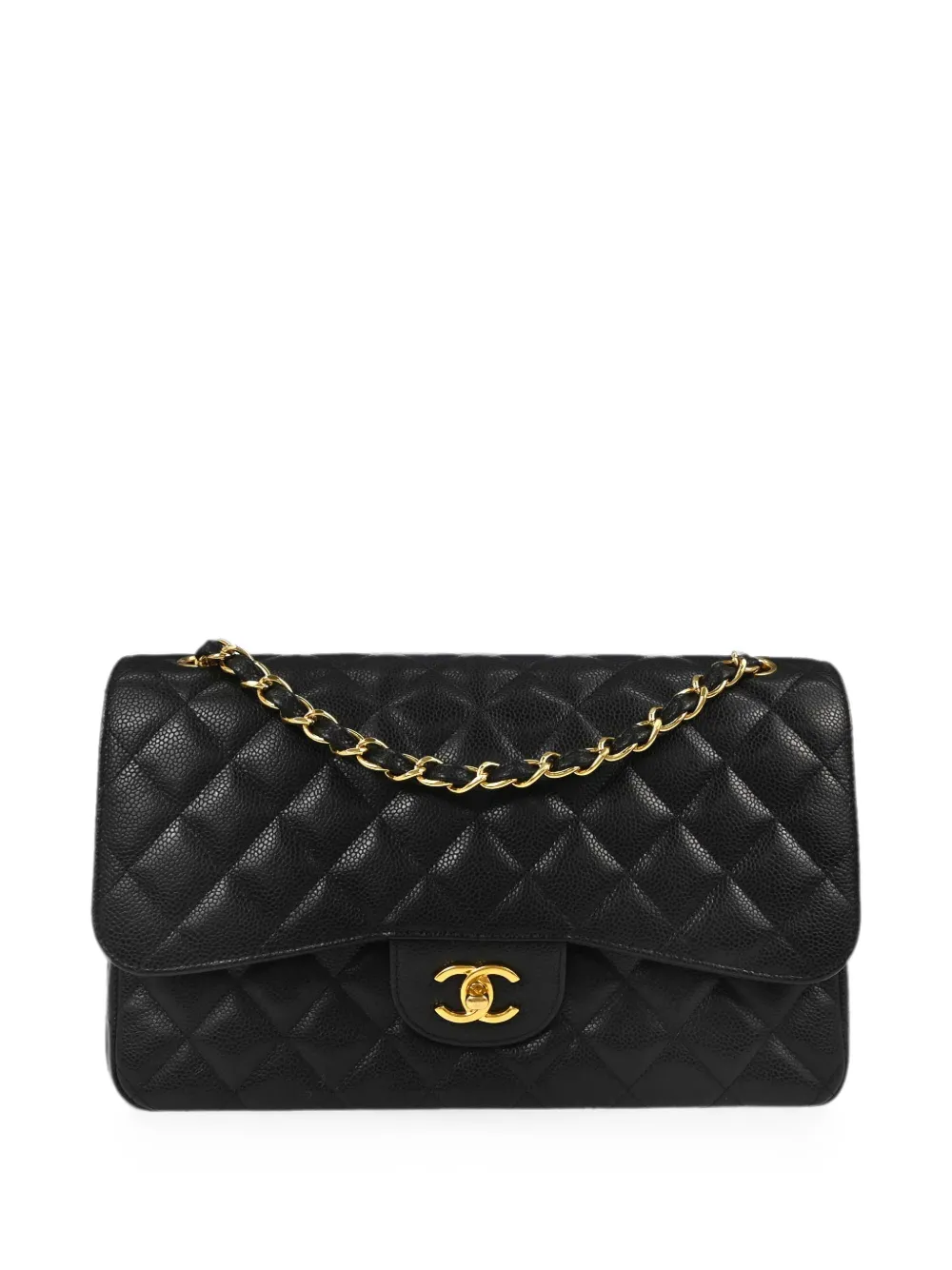 CHANEL Pre-Owned 2014 Jumbo Classic Double Flap shoulder bag - Schwarz