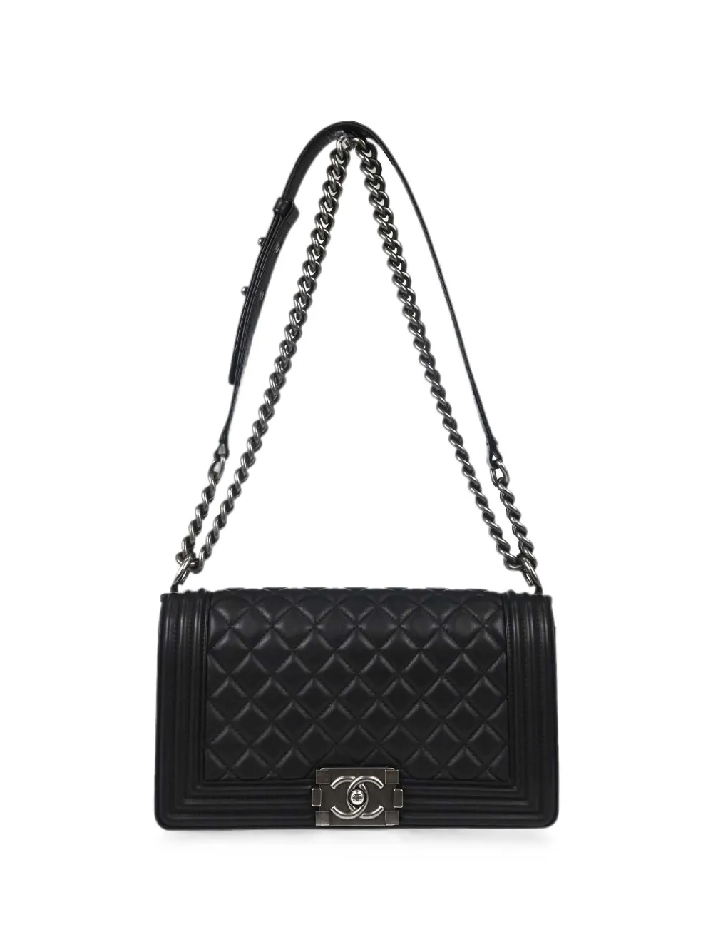 CHANEL Pre-Owned 2019 medium Boy Chanel quilted shoulder bag - Nero