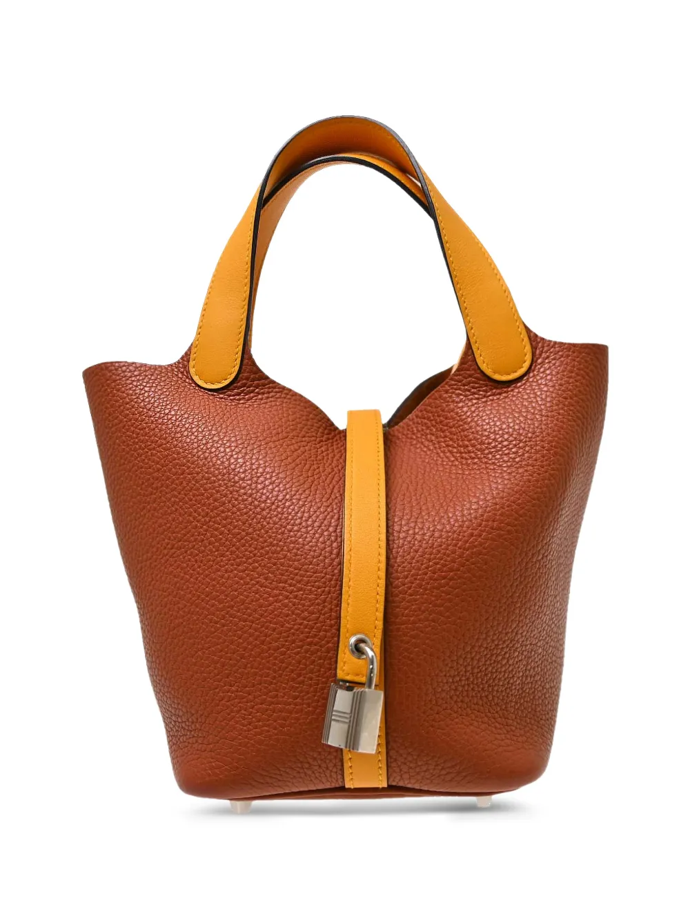 Hermès Pre-Owned 2017 PM Picotin Lock 18 tote bag - Marrone