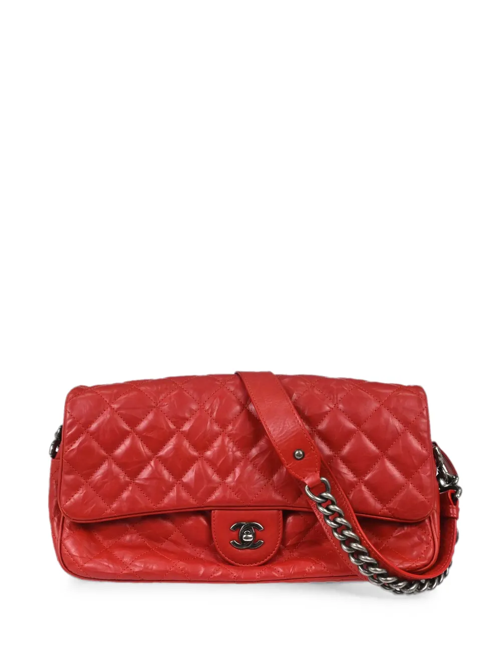 CHANEL Pre-Owned 2016 Casual Rock Airlines flap shoulder bag - Rot