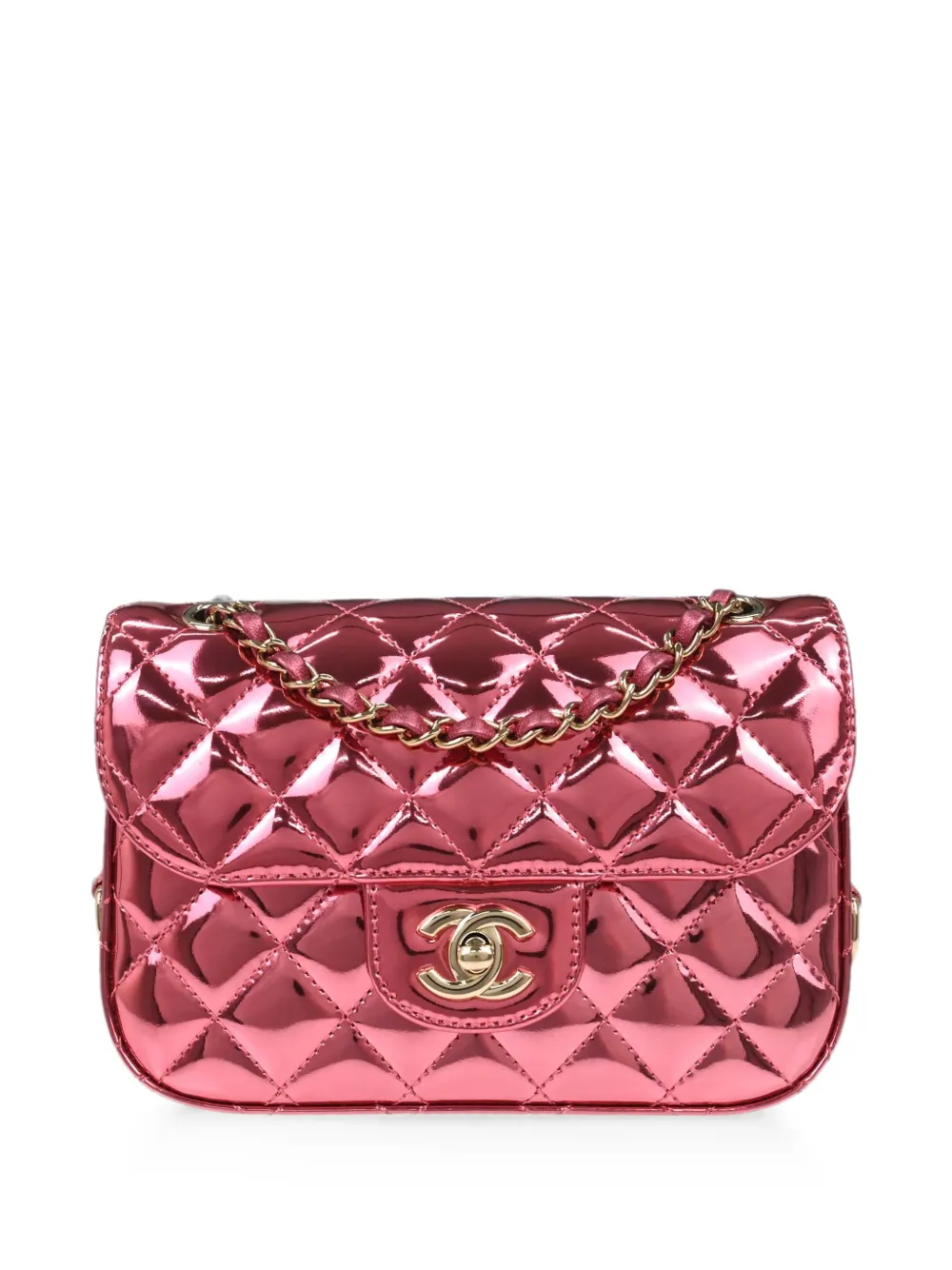 CHANEL Pre-Owned 2020s Hollywood Boulevard quilted shoulder bag - Rosa