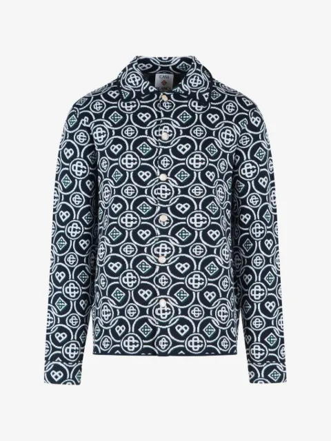 Casablanca CC Monogram cotton shirt