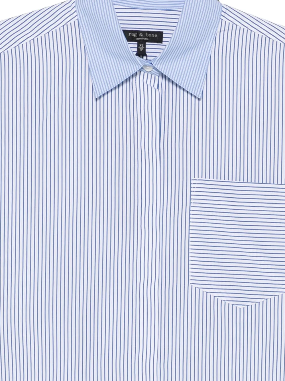rag & bone Gestreept shirt Wit