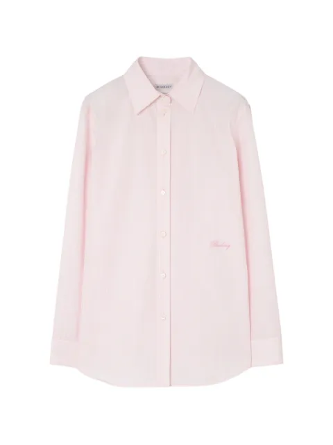 Burberry classic fit striped cotton shirt