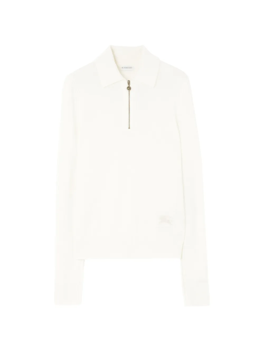 Burberry long-sleeve cashmere polo shirt - Nude
