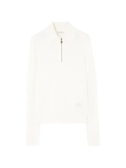 Burberry playera tipo polo con manga larga