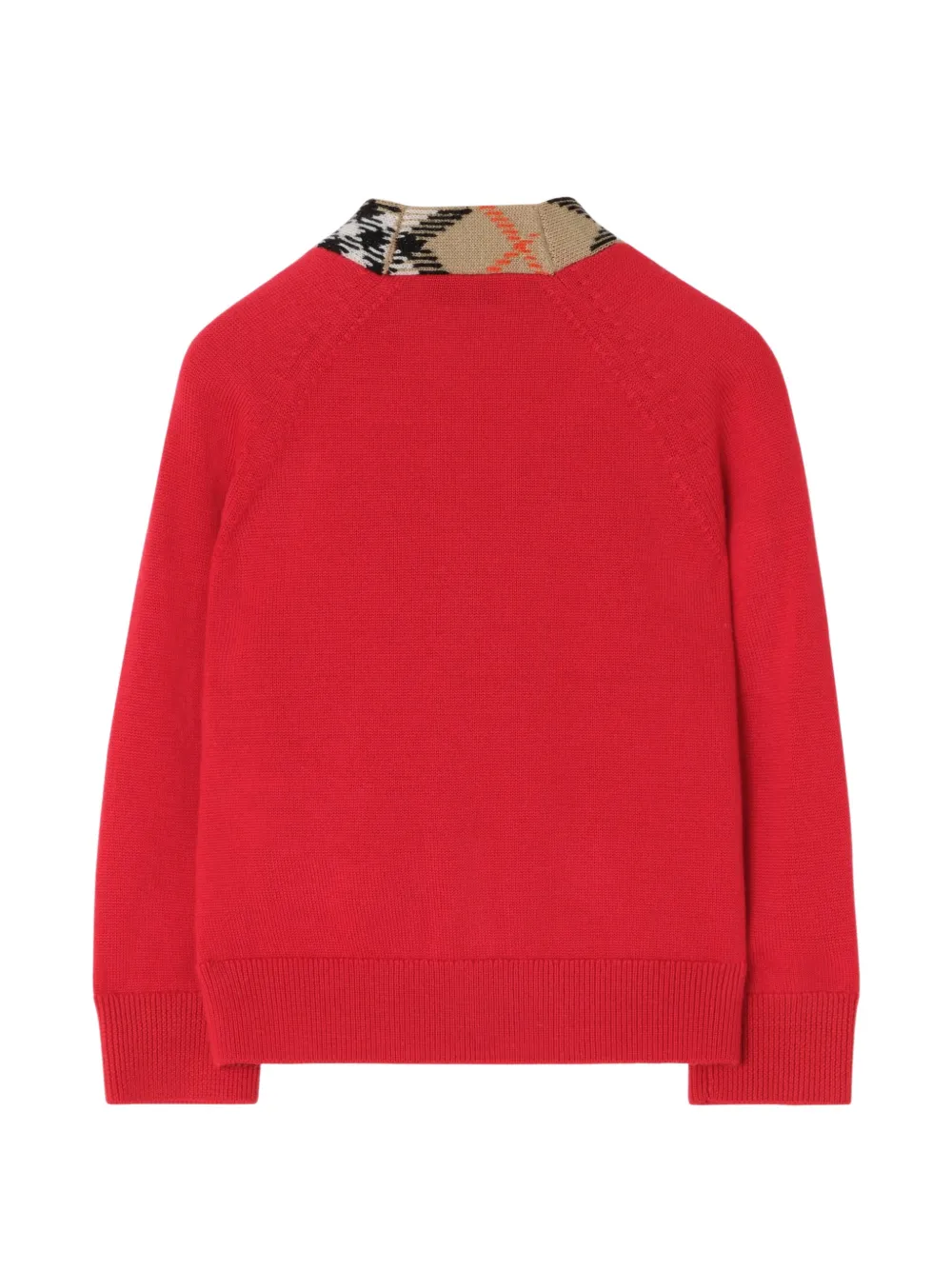 Burberry Kids Vest met lange mouwen Rood