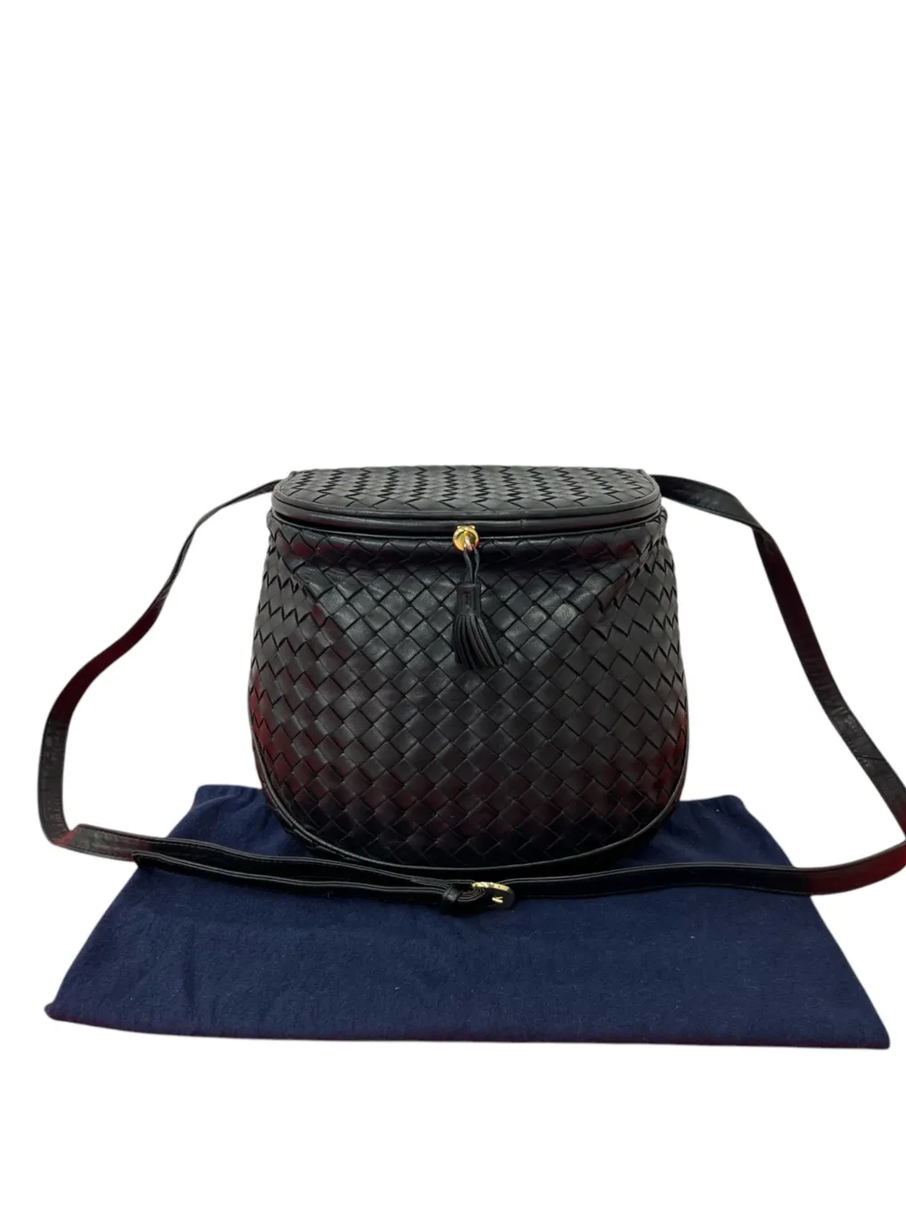 Bottega Veneta Pre-Owned 20th Century Nappa Intrecciato crossbody bag - Schwarz