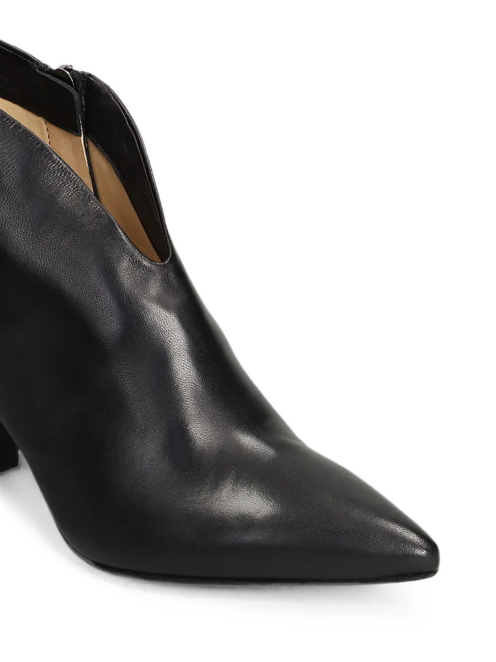 The Seller pointed-toe V-cut boots Zwart